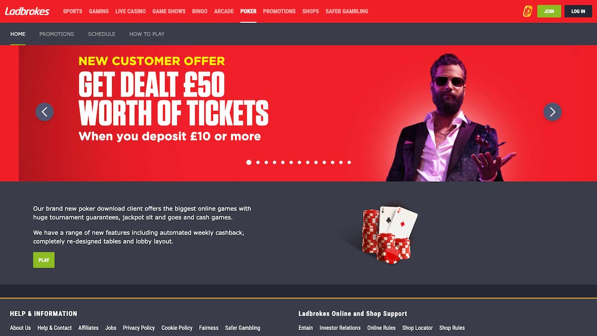 Ladbrokes Poker Review