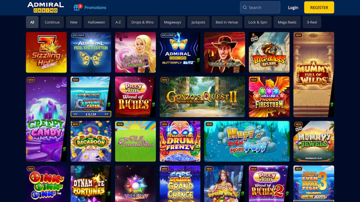 Admiral Casino Review