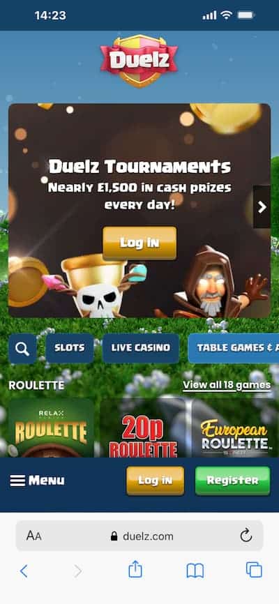 Duelz Casino App Review