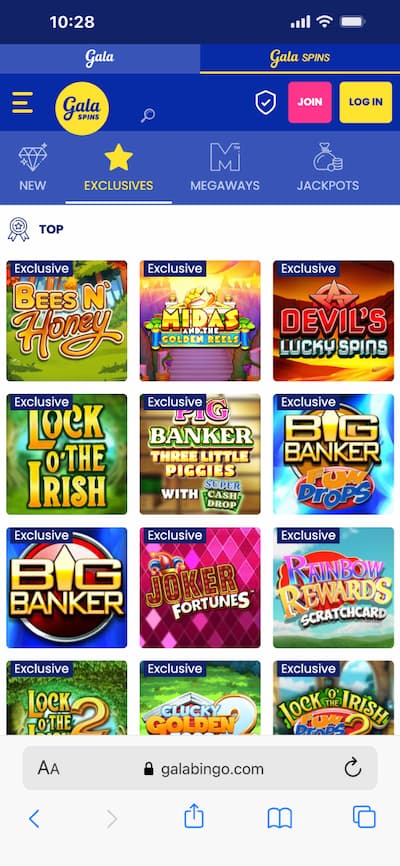 Gala Spins App Review