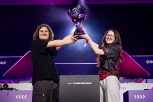 Fortnite Milk Cup winners Vader and ilyynina