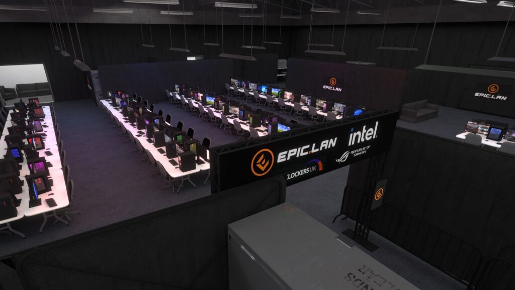 EPIC.LAN Kettering Conference Centre Workshop map
