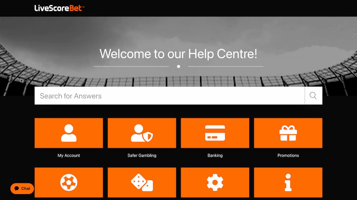 LiveScore bet help centre