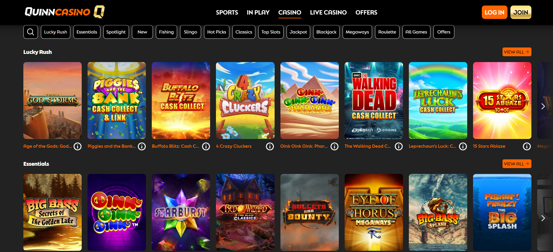 QuinnBet Review Online Casino