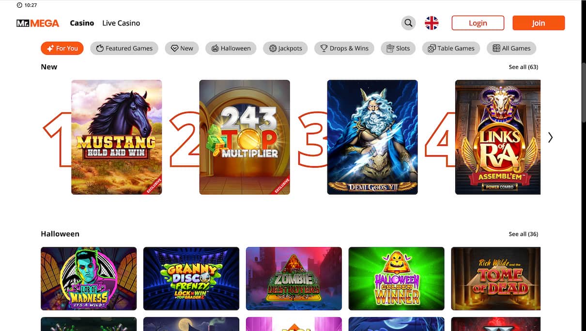 Exploring the User Features of Mr Mega