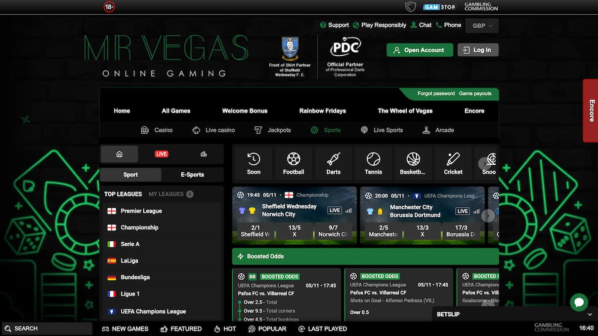 MrVegas Sports Betting Review