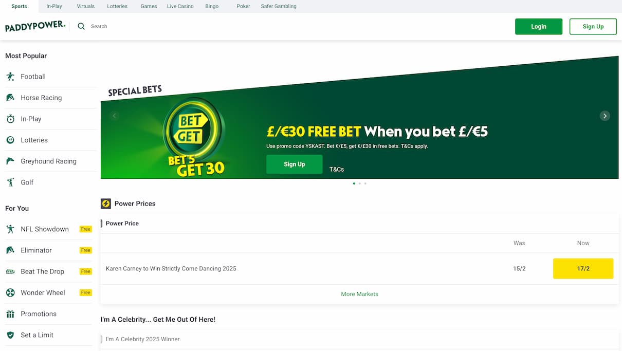 Paddy Power Eurovision Betting Site