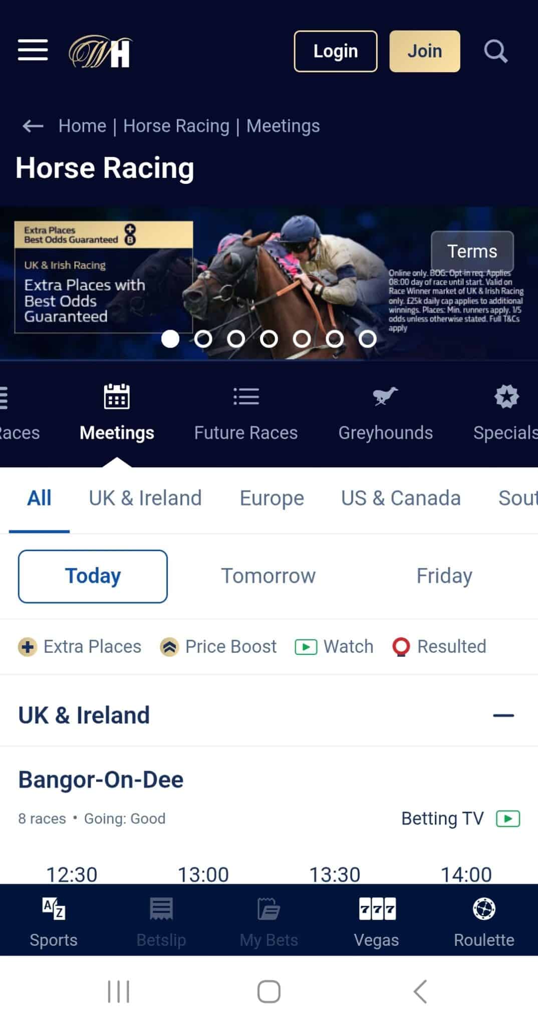 William Hill Horse Racing Betting App