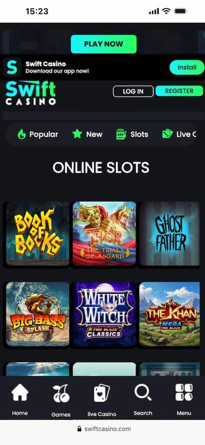 Swift Casino App Review