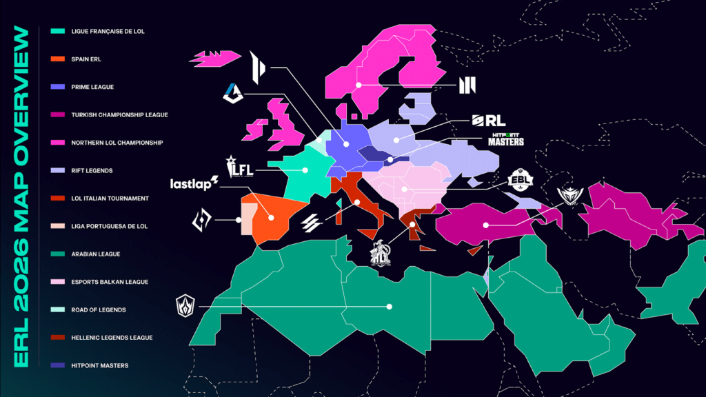 Riot Games announce ERL 2026 dates and changes
