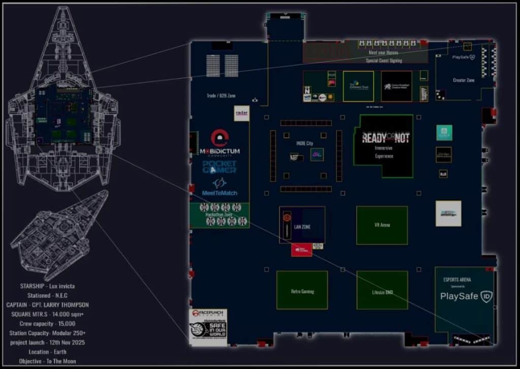 To the Moon expo map