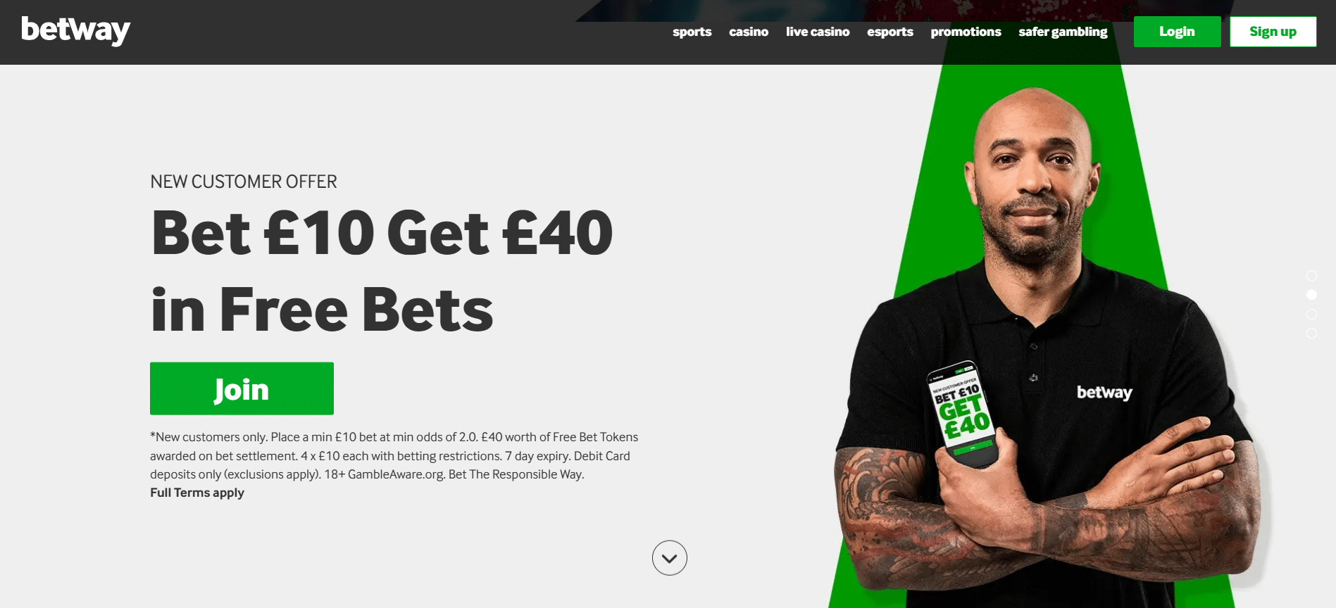Betway Sports Welcome Bonus