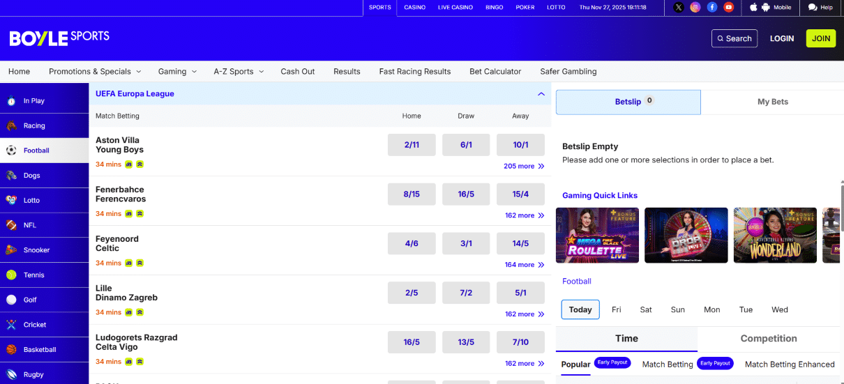 BoyleSports Step 5 Place Your Bets