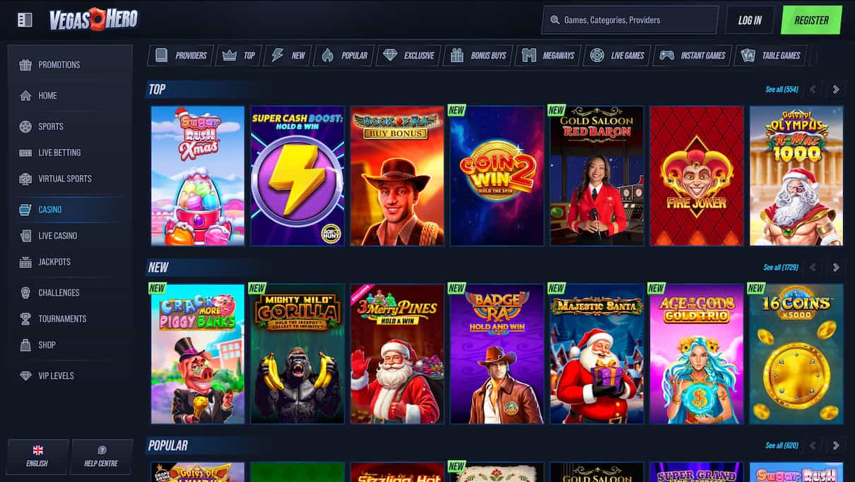 Vegas Hero Casino Review