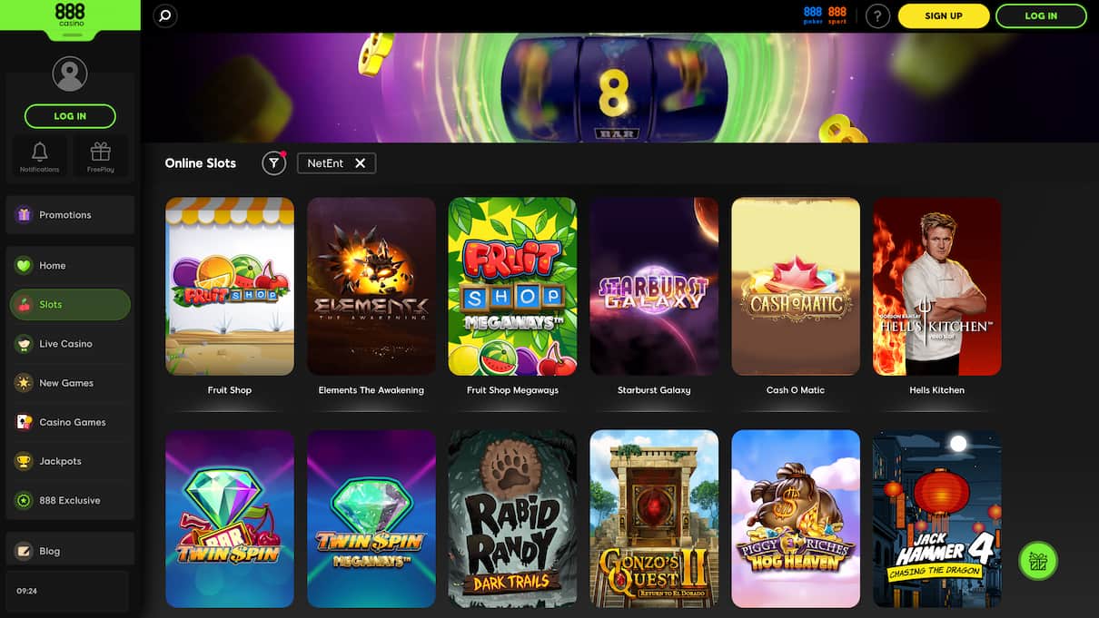 888casino NetEnt Casino