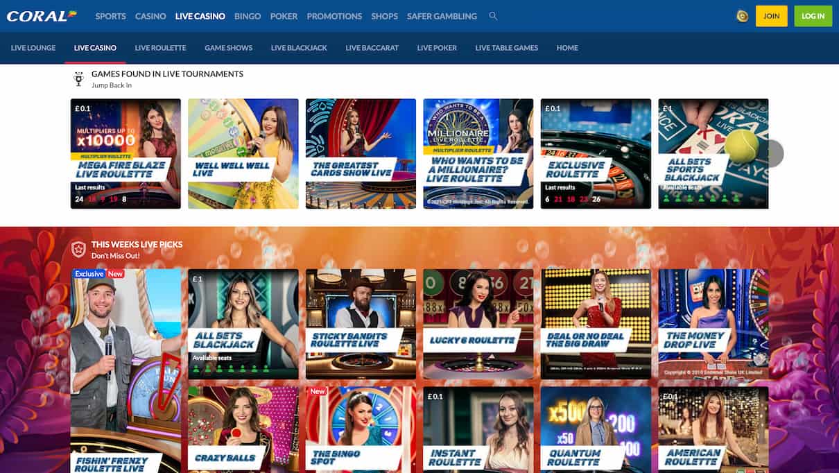 Coral Best Playtech Casino