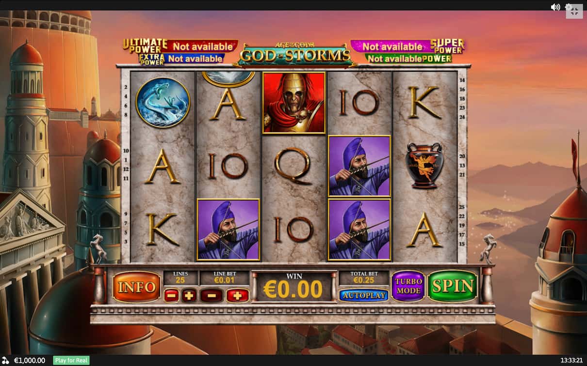 Age of the Gods: God of Storms Slot