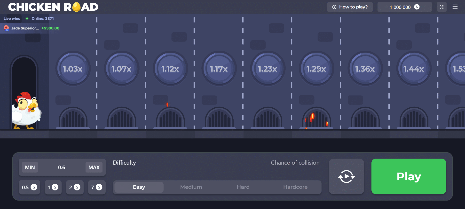 Step 2 Select Your Bet Value