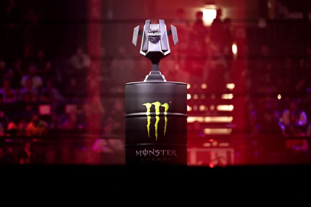 StarLadder Budapest Major 2025 trophy