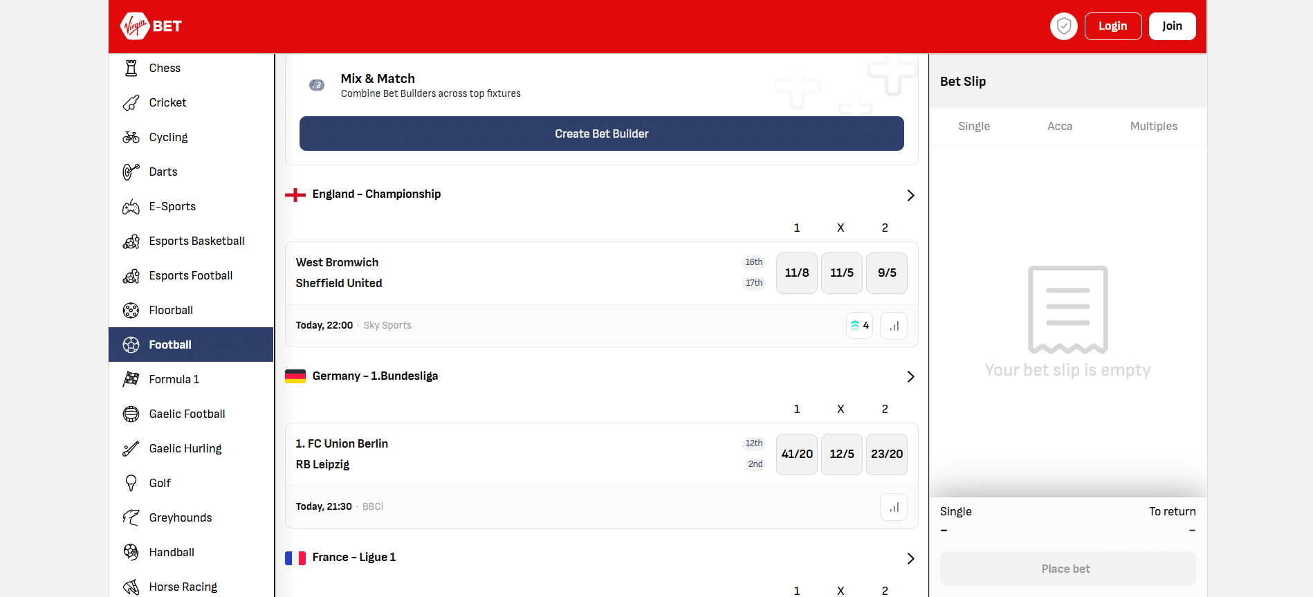 Virgin Bet PayPal Betting Sites