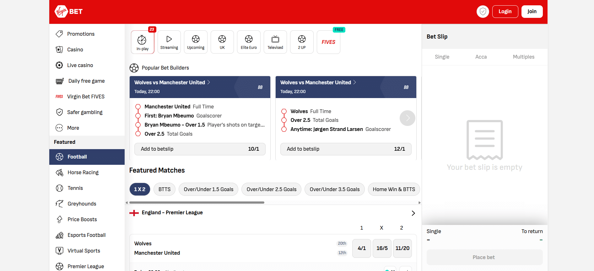 Virgin Bet Visa Betting Sites