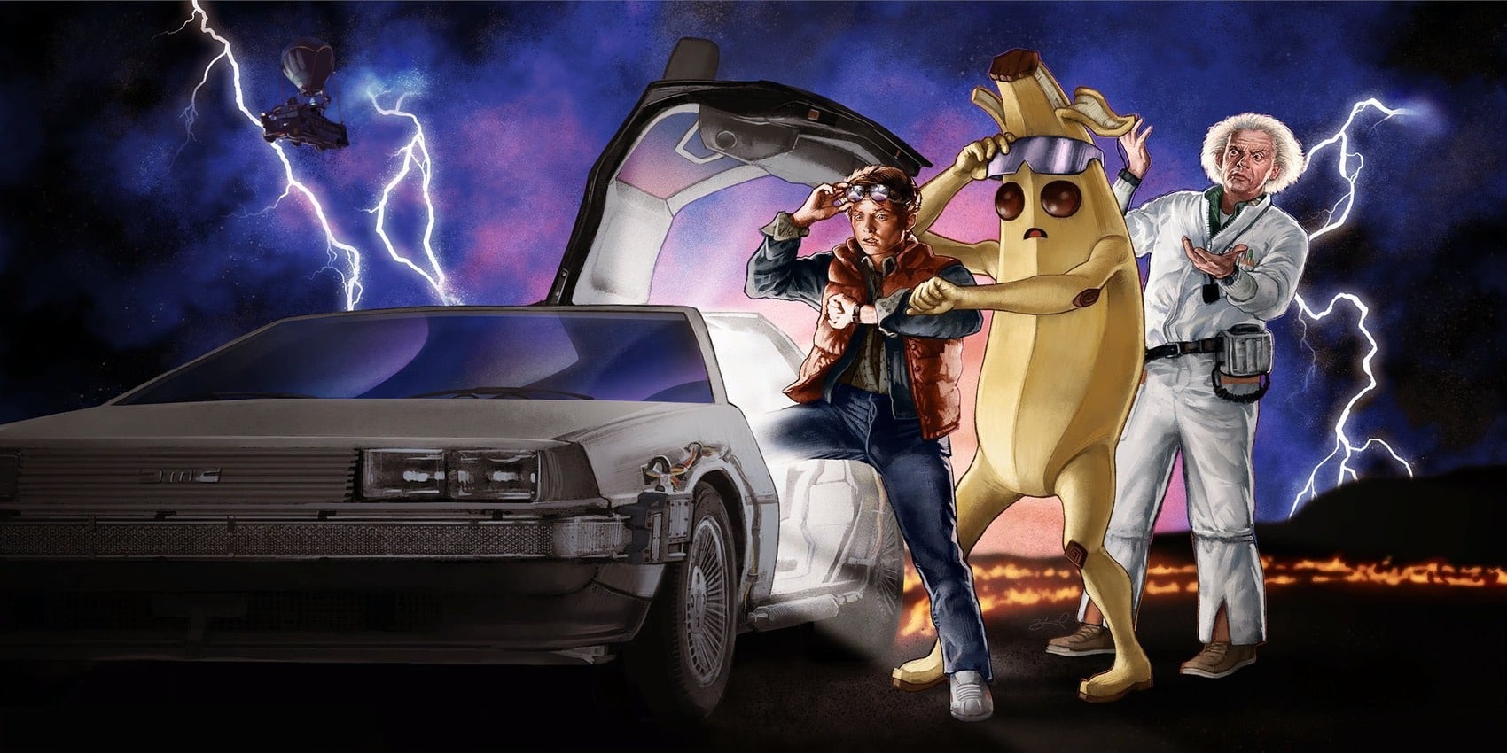 Fortnite Back to the Future loading screen