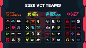 all VCT teams by logo for 2026
