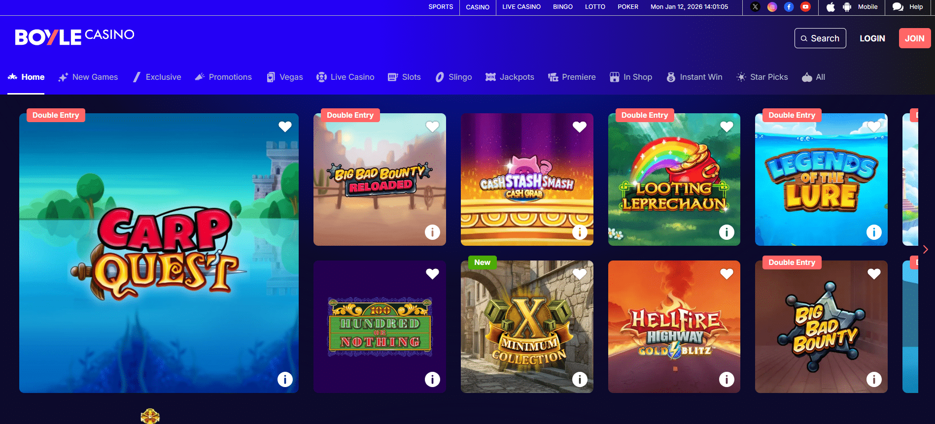 BoyleSports Step 1 Choose Your Skrill Casinos