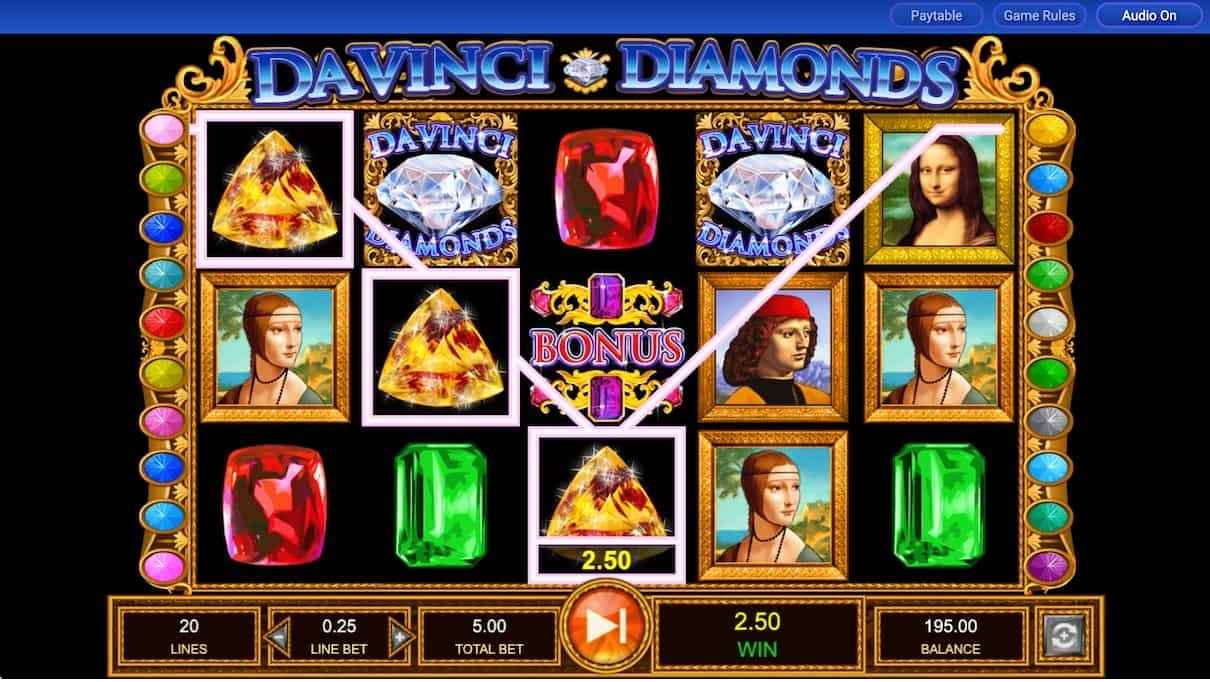 Da Vinci Diamonds IGT slots