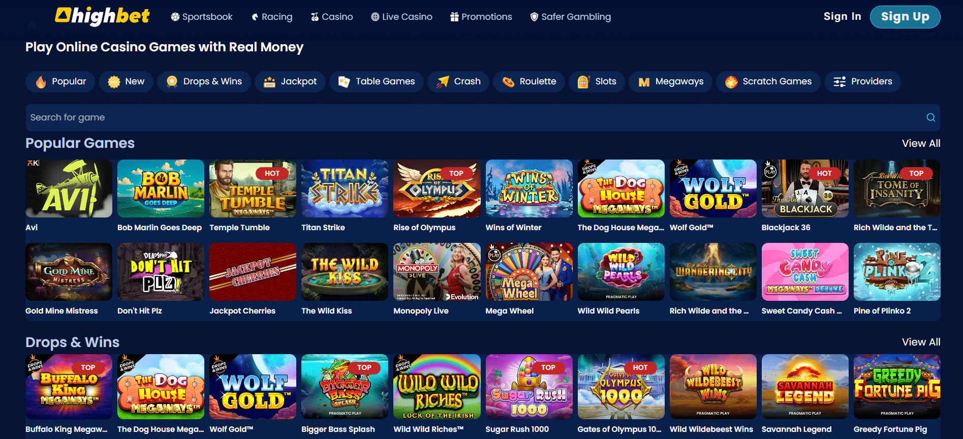 Highbet Skrill Casinos