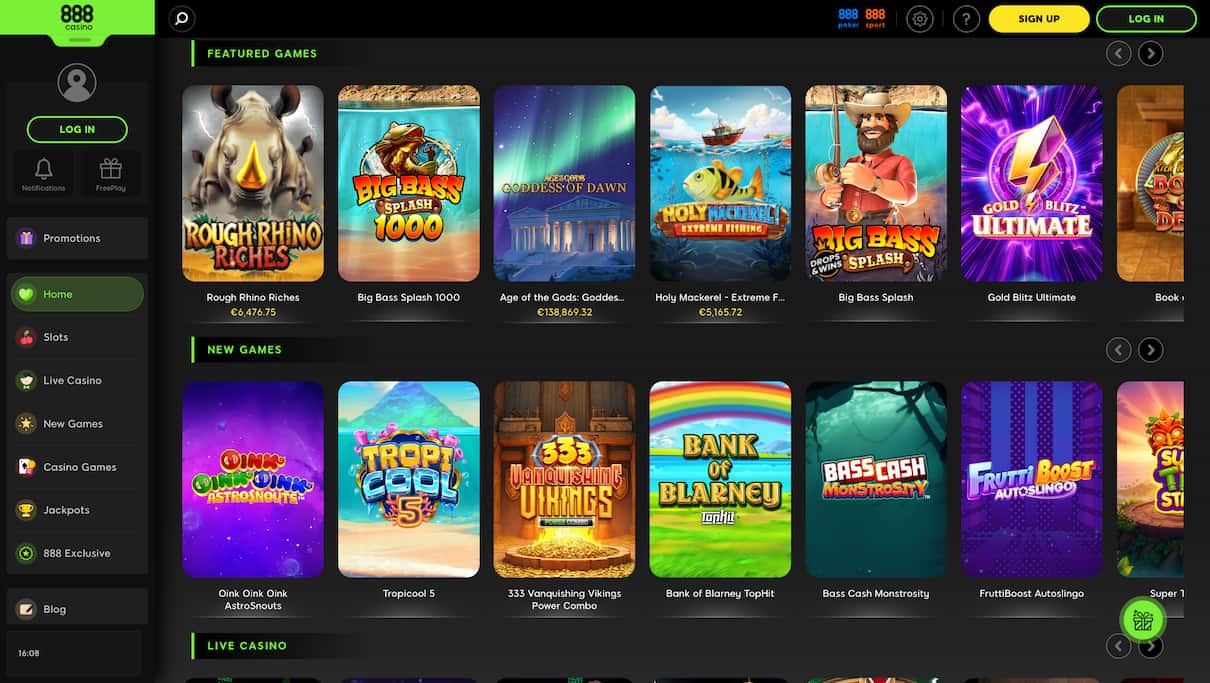 888casino Betsoft Casino