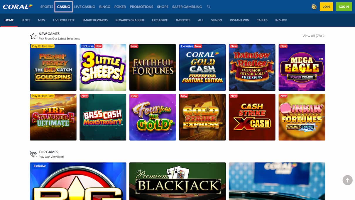 Coral Betsoft Casino