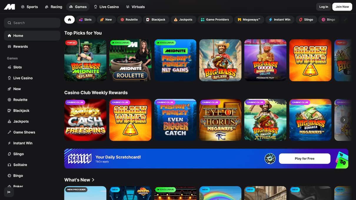 Midnite Betsoft Casino