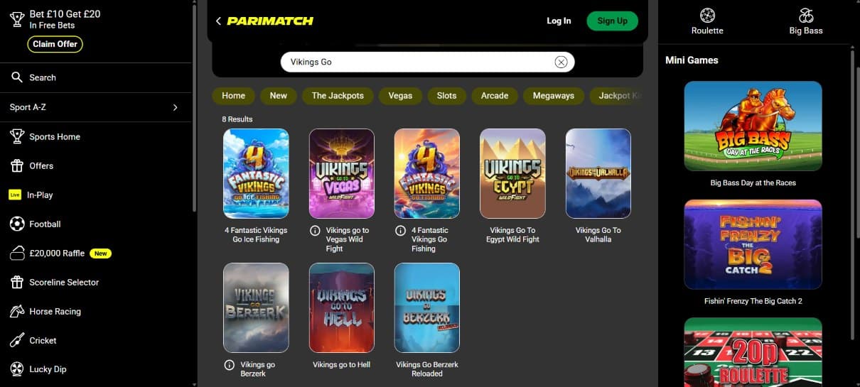 Yggdrasil Casinos Parimatch