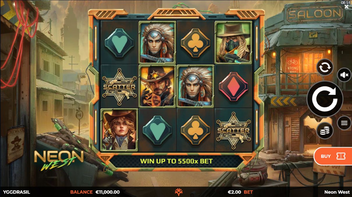 Yggdrasil Gaming Neon West