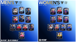Mbappe and Bronze TOTY captains in EA FC 26 Team of the Year