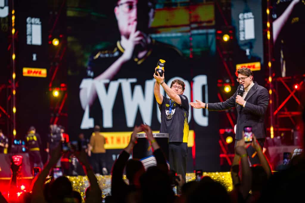 ZywOo IEM Kraków 2026 DHL MVP Award