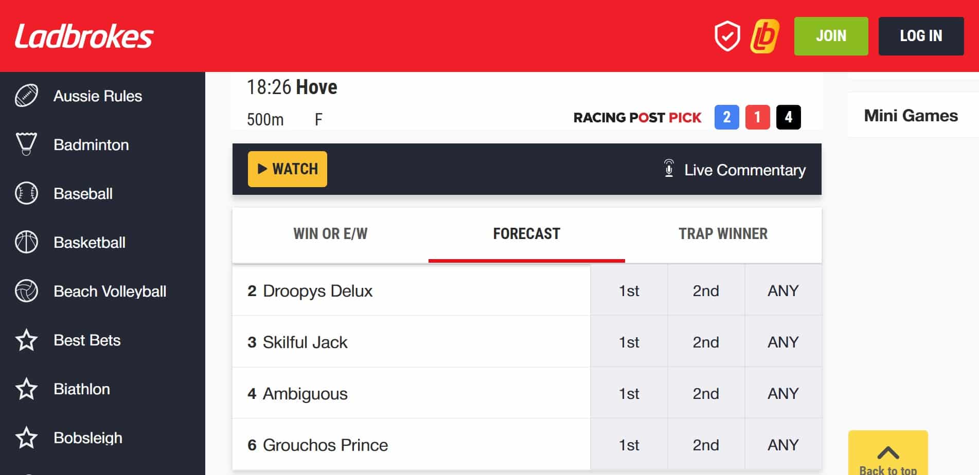 Best Greyhound Betting Ladbrokes