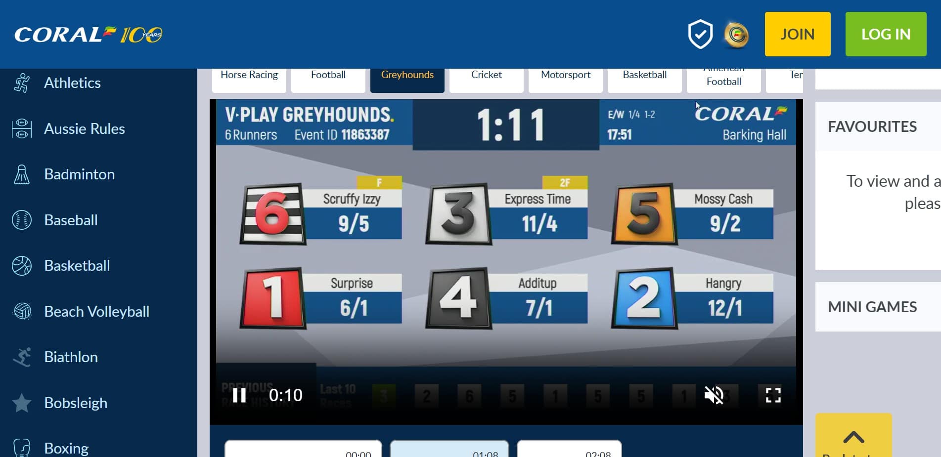 Best Greyhound Betting Virtuals