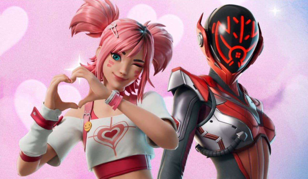 February Fortnite collaborations Valentine's Day skins