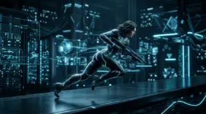 Counter-Strike 2 character animation with dynamic movement and performance optimization visualization