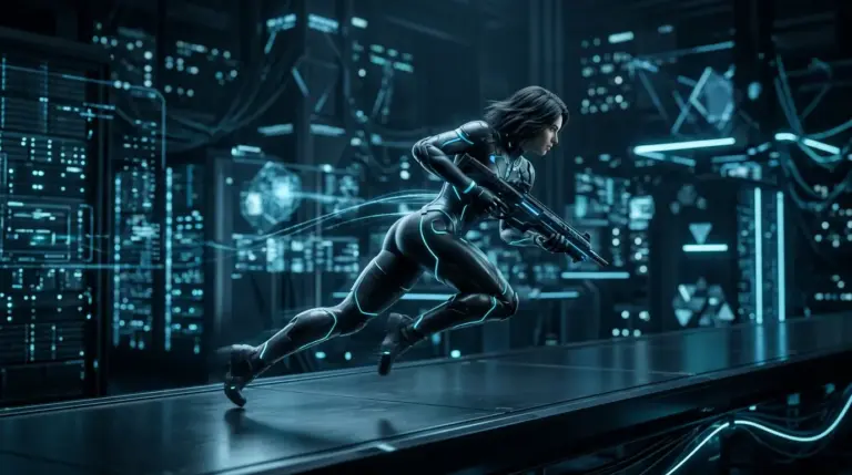 Counter-Strike 2 character animation with dynamic movement and performance optimization visualization