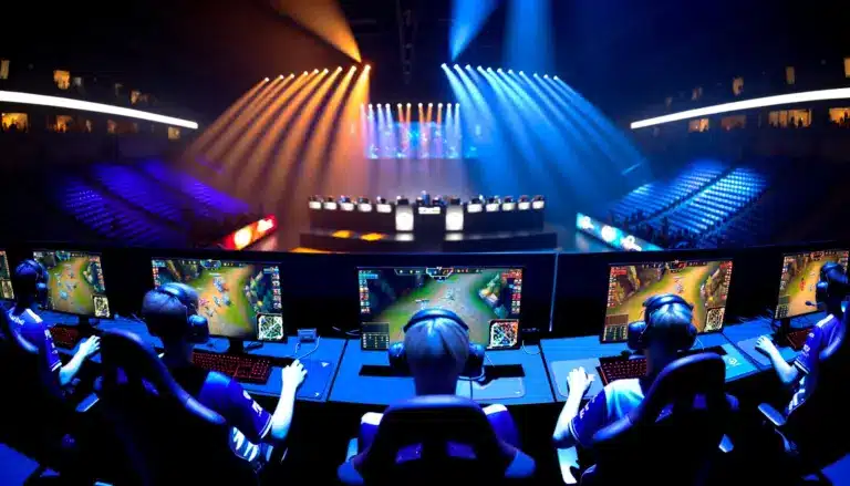 Professional Counter-Strike 2 esports players competing on stage during PGL Bucharest grand final