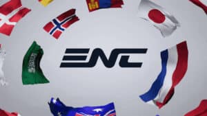 Banner of the Esports Nations Cup.