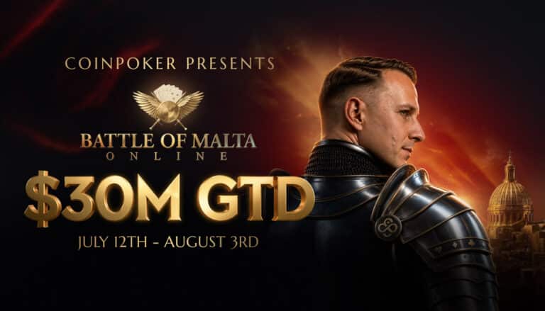CoinPoker Battle of Malta Promotional Image
