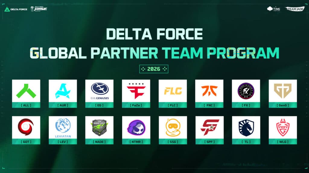 Image of teams attending Delta Force Rise Event