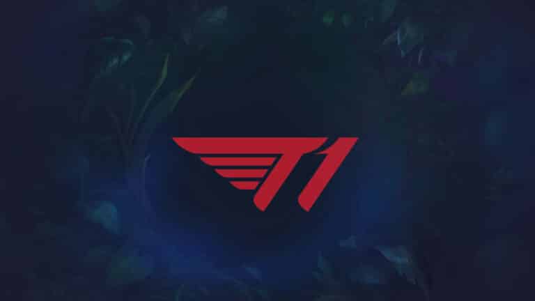 Riftbound Unleashed jungle backdrop, alongside the T1 logo