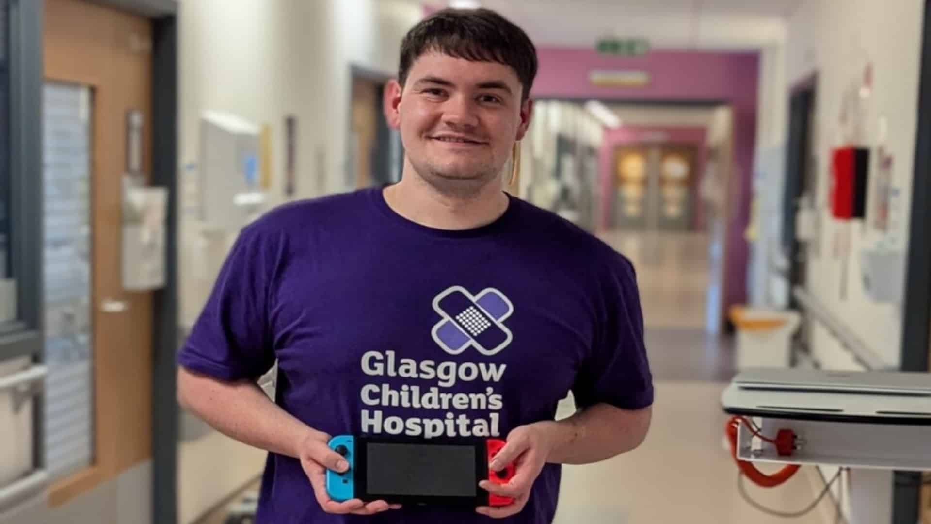 Resident gamer for the Glasgow Children's Charity