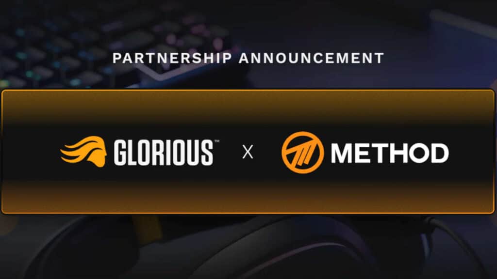 Partnership announcement between Glorious and Method GG.