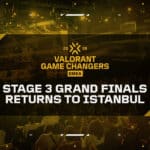 Logo of VCT Game Changers in Turkic golden fontage